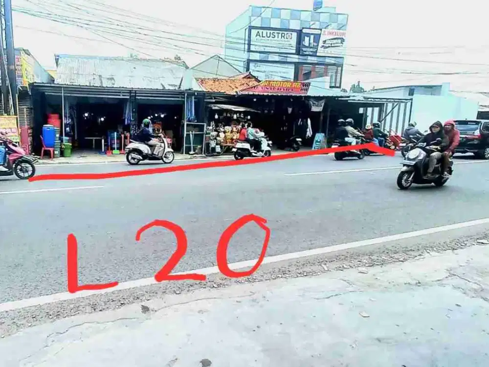 Dijual Lahan 20mx42,5 Pinggir Jalan Raya Hasyim Ashari Pinang Kota Tangerang