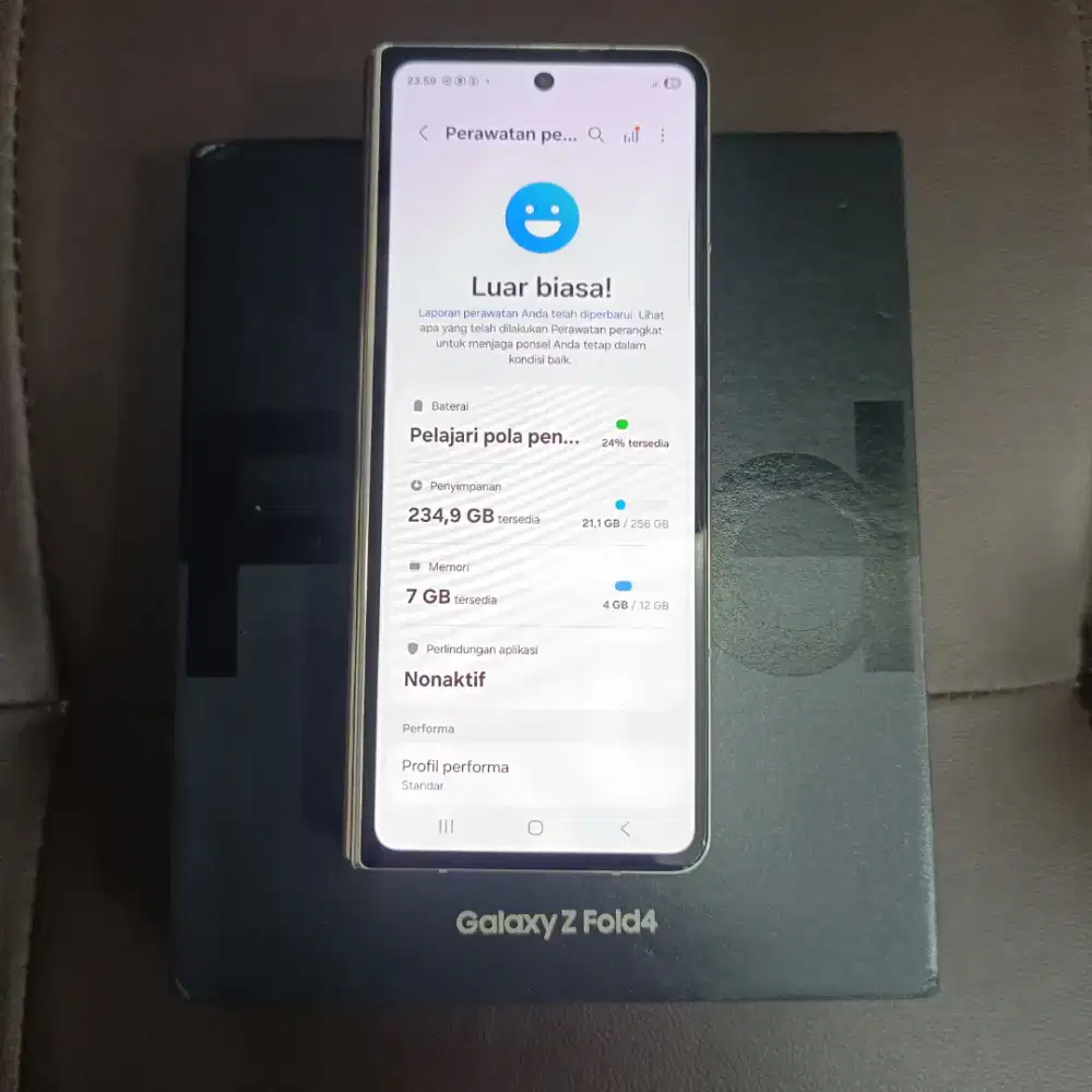 SAMSUNG GALAXY Z FOLD 4 12/256 SEIN SECOND RESMI ORIGINAL