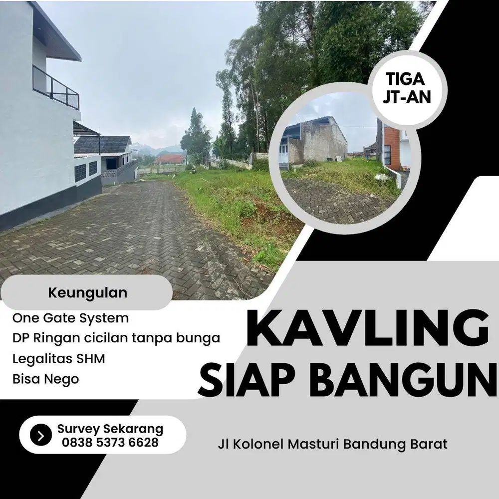 jual tanah HANYA 3 jutaan lokasi premium