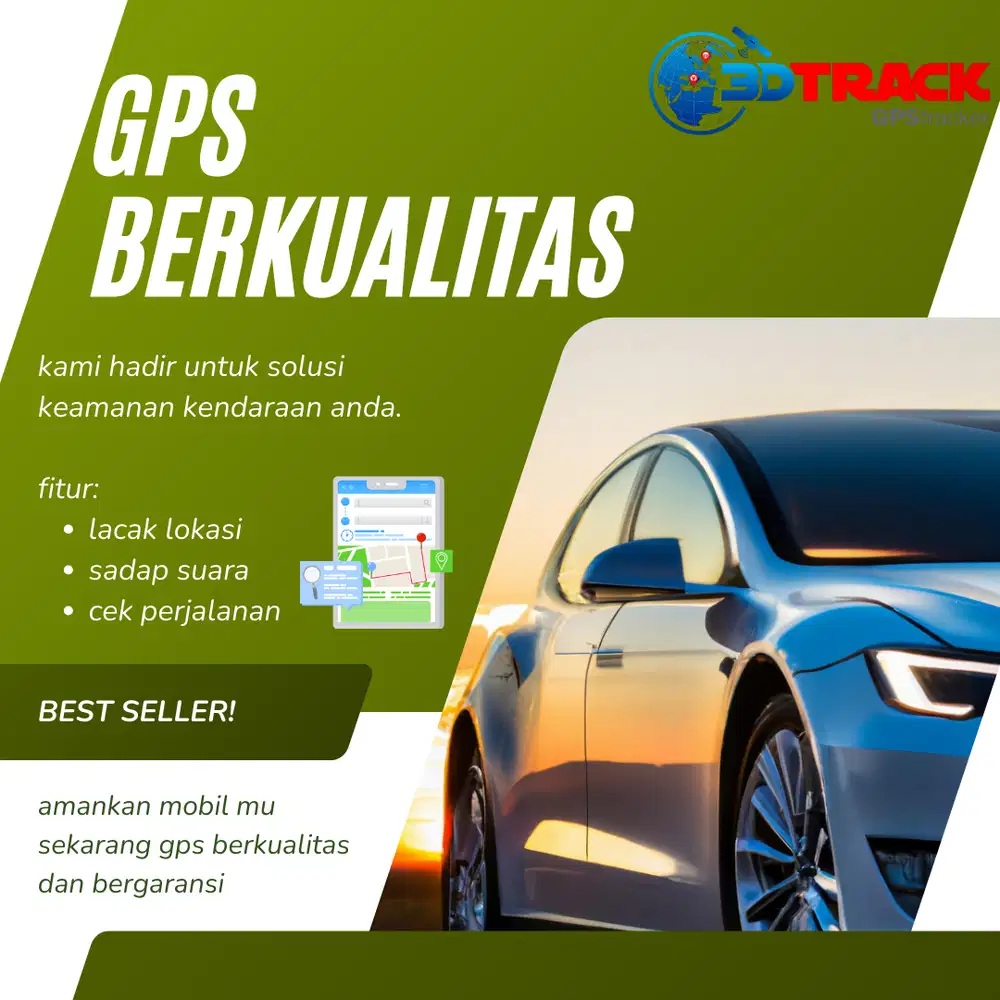 GPS TRACKER KENDARAAN BERMOTOR MURAH BERGARANSI 3DTRACK