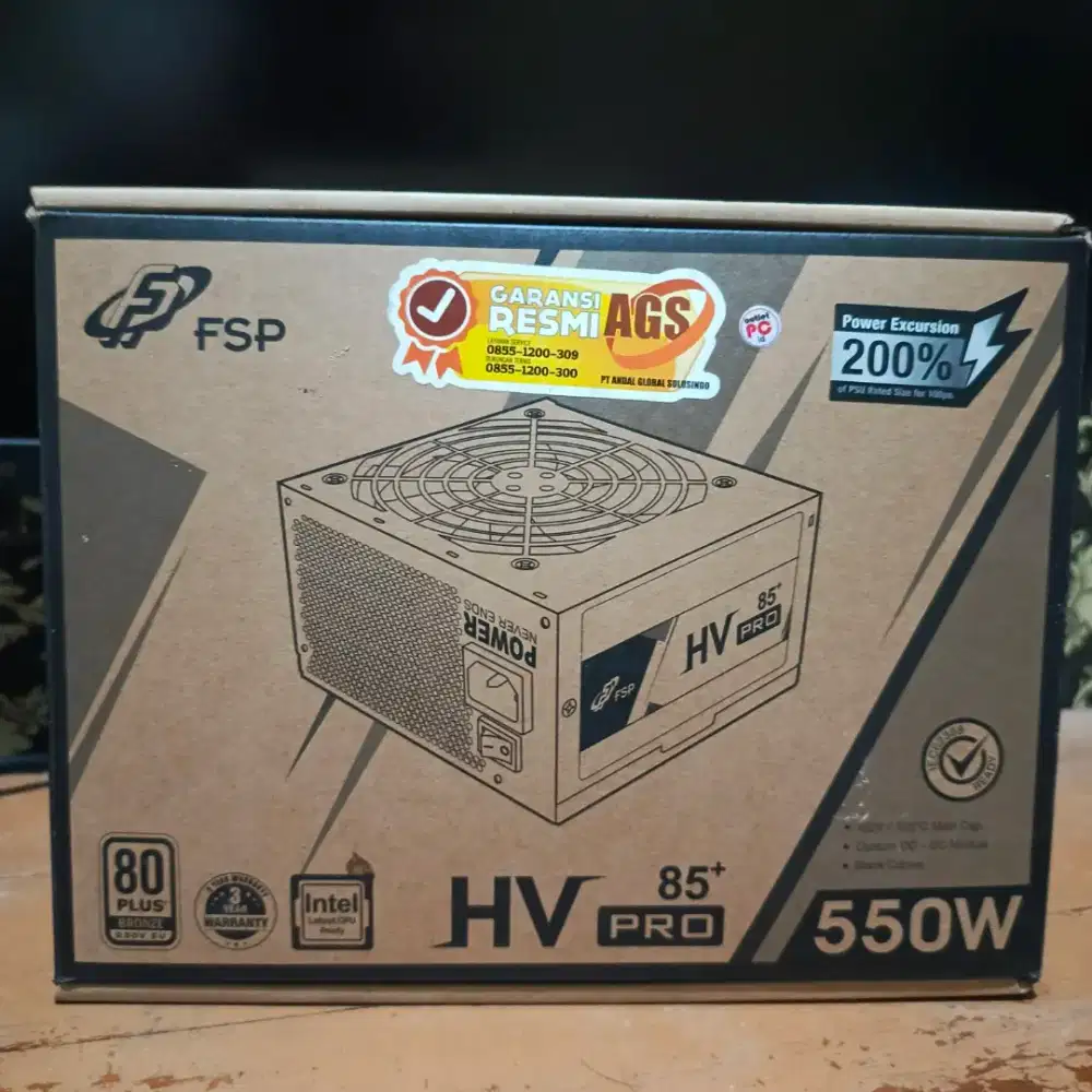Power Supply FSP HV Pro 85+ 550w garansi resmi