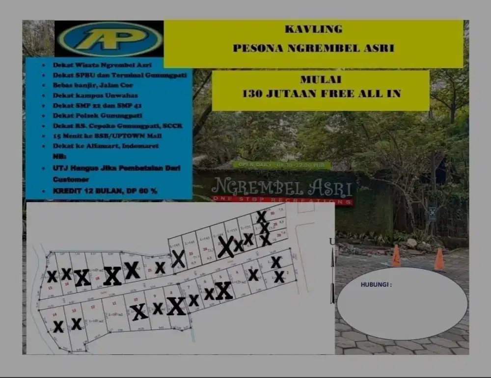 Tanah kapling gunungpati,murah bisa di angsur
