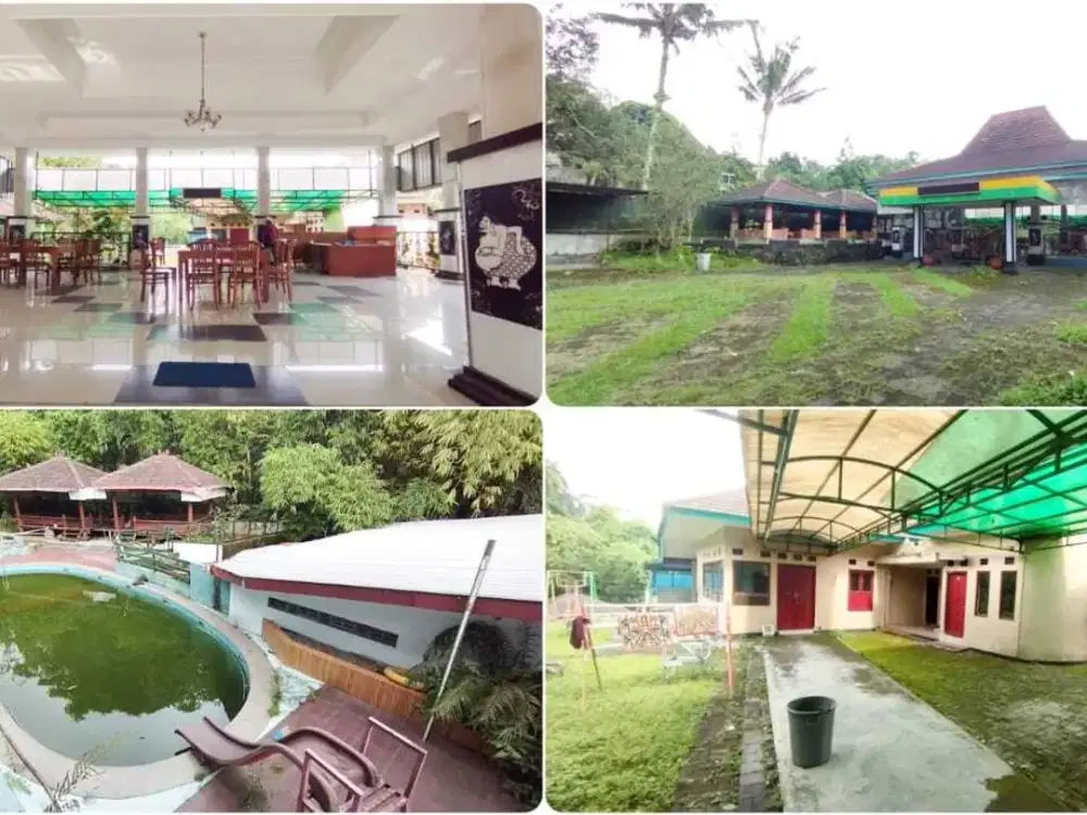 Tanah tepi Jalan Kaliurang km 23 bonus Bangunan Rumah Makan