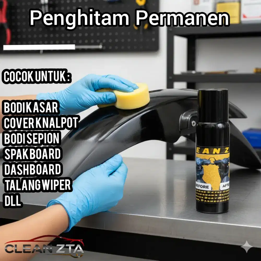 Penghitam  Body Motor Permanen Clean ZTA