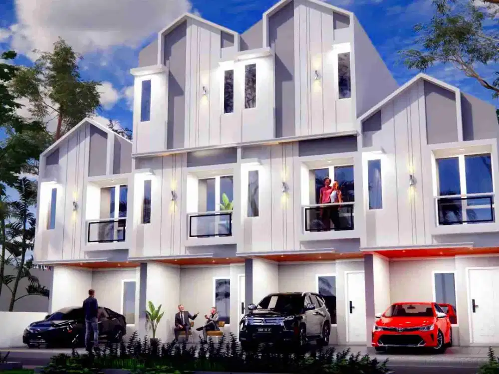 Dijual rumah 2 lantai lokasi strategis bebas banjir, KPR di percetakan negara JAKARTA