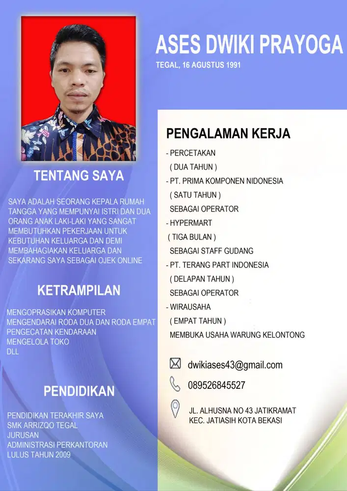 Mencari pekerjaan