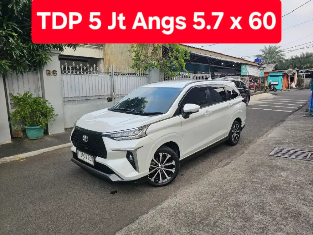 TDP 5 Jt Angs Termurah All New Veloz Q 2023 Matic Putih Low Km LikeNew