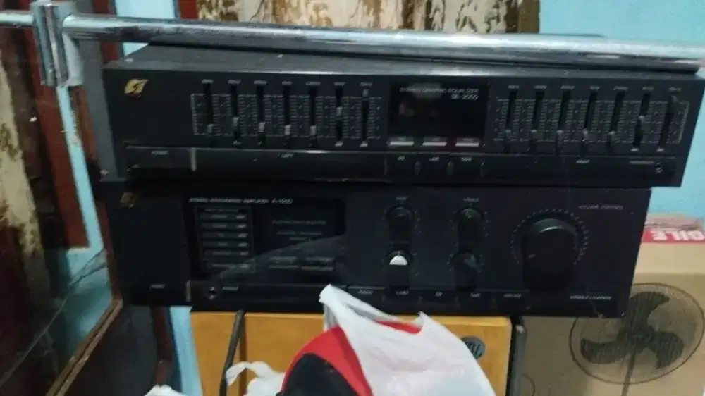 amplifier Sansui A1000 dan EQ A2000