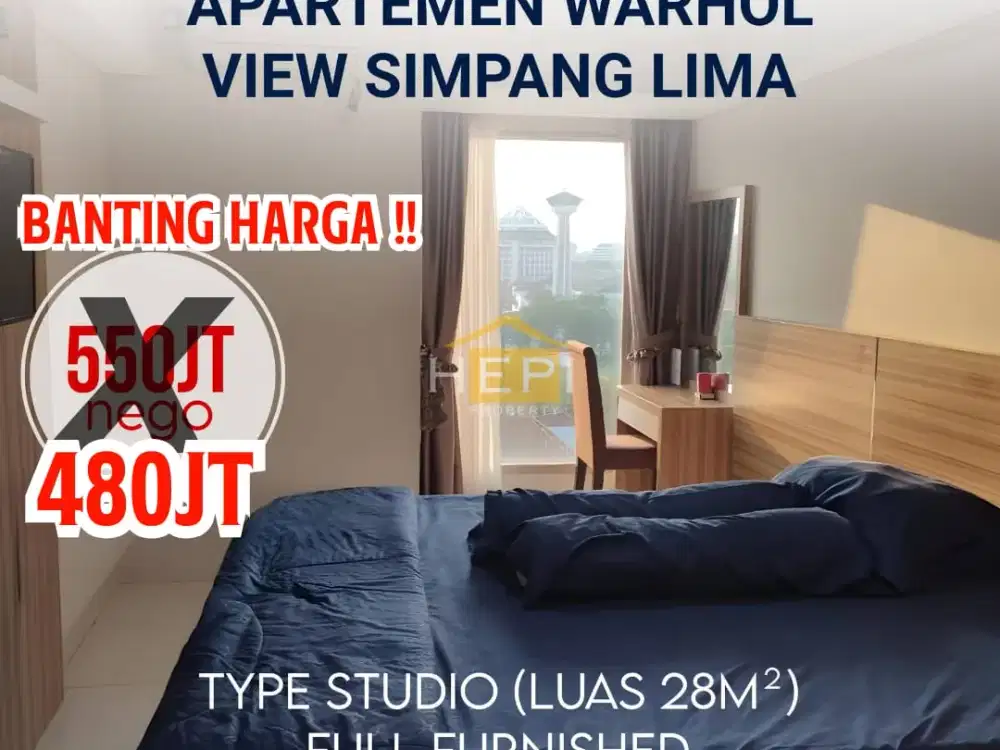 Dijual Murah Apartemen di Warhol Semarang