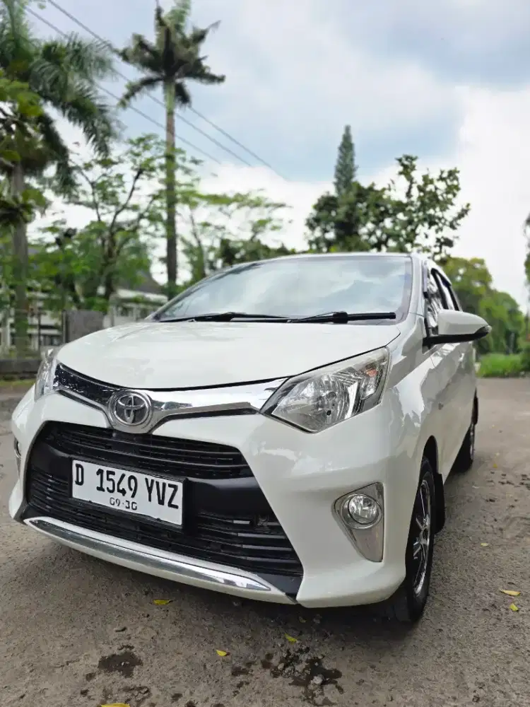 (MATIC) Toyota Calya G,mobil Keluarga BBM irit, WARNA PUTIH,Kond BAGUS