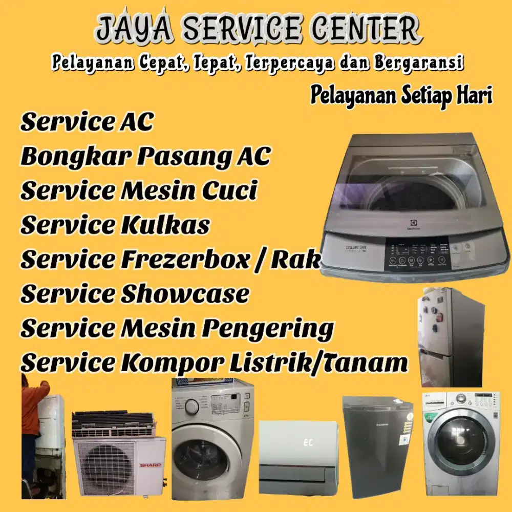 Service Mesin Cuci Kulkas Frezerbox Servis AC Bongkar Pasang AC Sedati