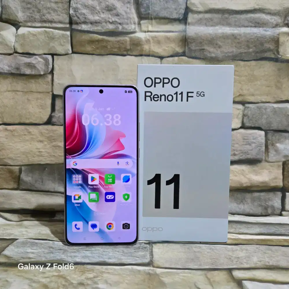 Oppo Reno 11F 5G 8/256 Ungu Fulset segel mulus 98%