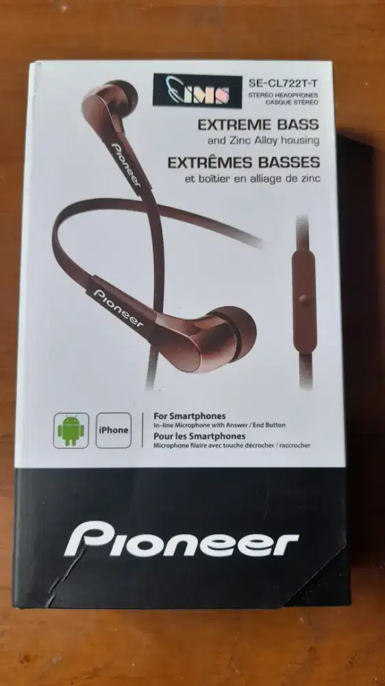 Headset Headphone Pioneer extreme bas premium original