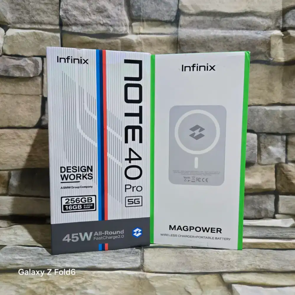 Infinix Note 40 Pro 5G 8/256 Racing Grey Fulset segel mulus 98%