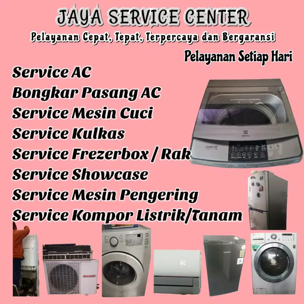 Service Mesin Cuci Kulkas Frezer Servis AC Bongkar Pasang AC Kenjeran