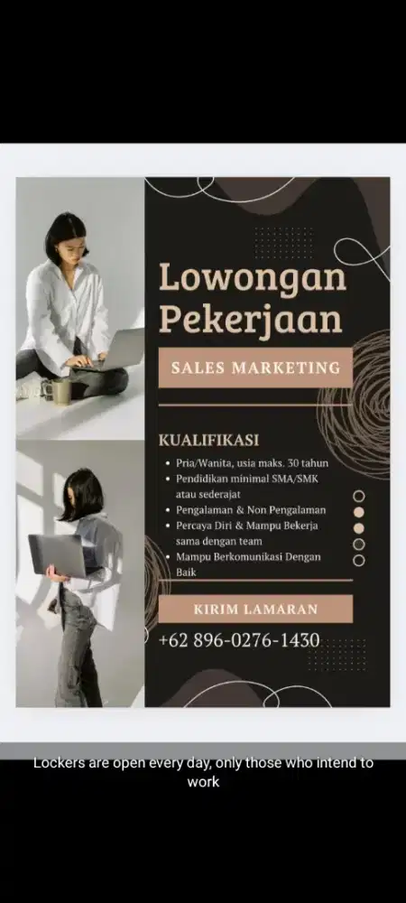 DICARI SEGERA MARKETING PERBANKAN
