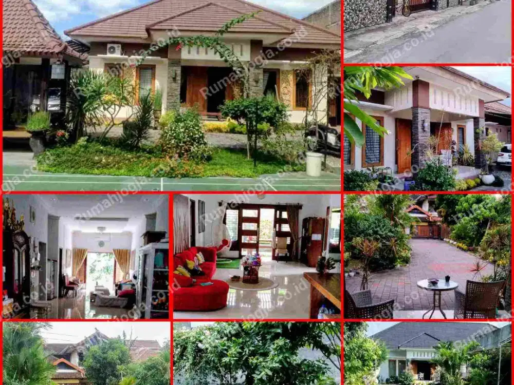 rumah dengan tanah luas di pusat kota Umbulharjo dekat taman siswa