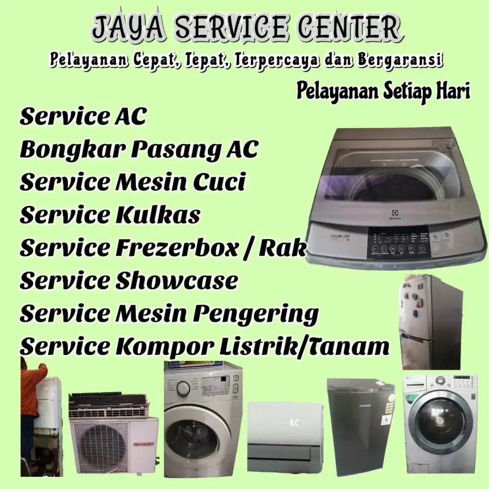 Service Mesin Cuci Kulkas Bongkar Pasang AC Servis AC Frezer Simokerto