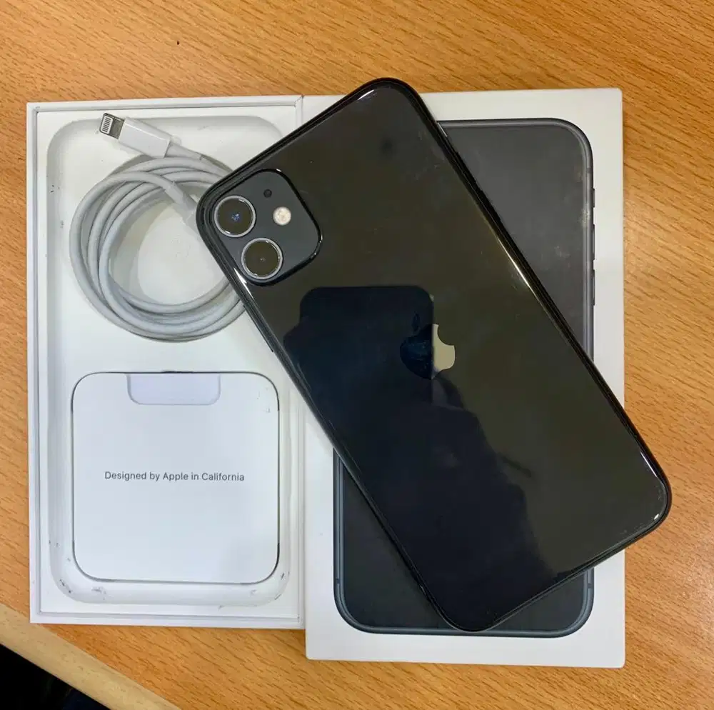 iPhone 11 Black 128gb inter registered
