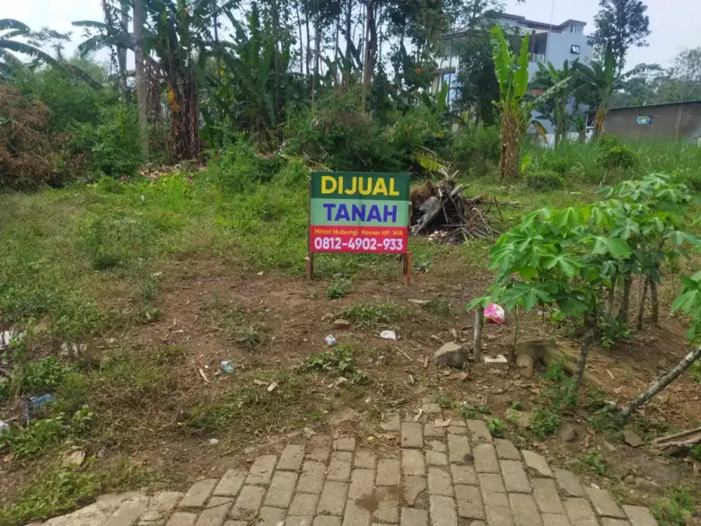 Tanah kosong siap bangun