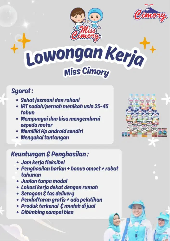 Lowongan Pekerjaan Miss Cimory