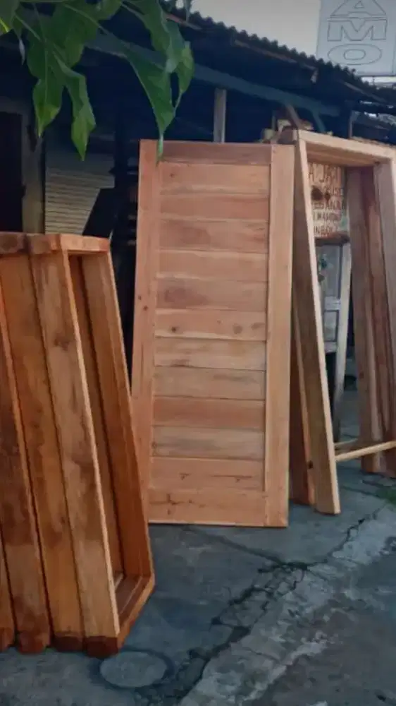 Pintu,kusen kayu mahoni