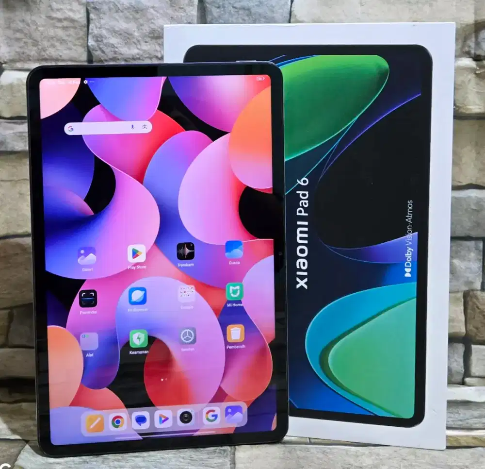 Xiaomi Pad 6 8/256 Wifi Fulset segel mulus 90%,minus LCD pecah