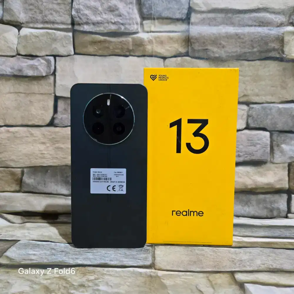 Realme 13 4G 8/128 Fulset segel mulus 98%