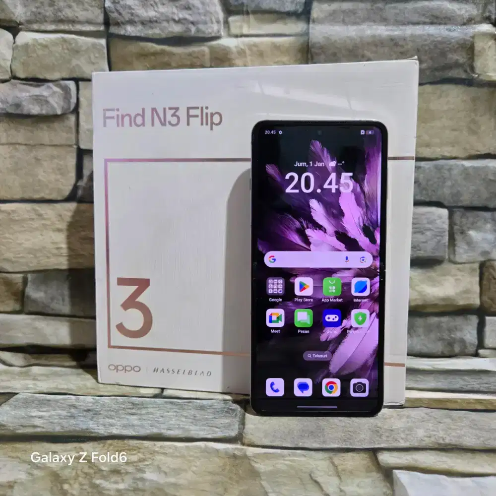 Oppo Find N3 Flip 12/256 Fulset segel mulus 98%