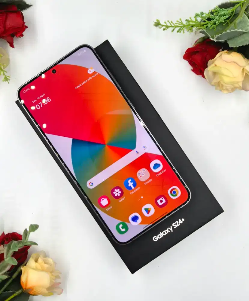Samsung S24+ Black 256GB Bagus Mulus