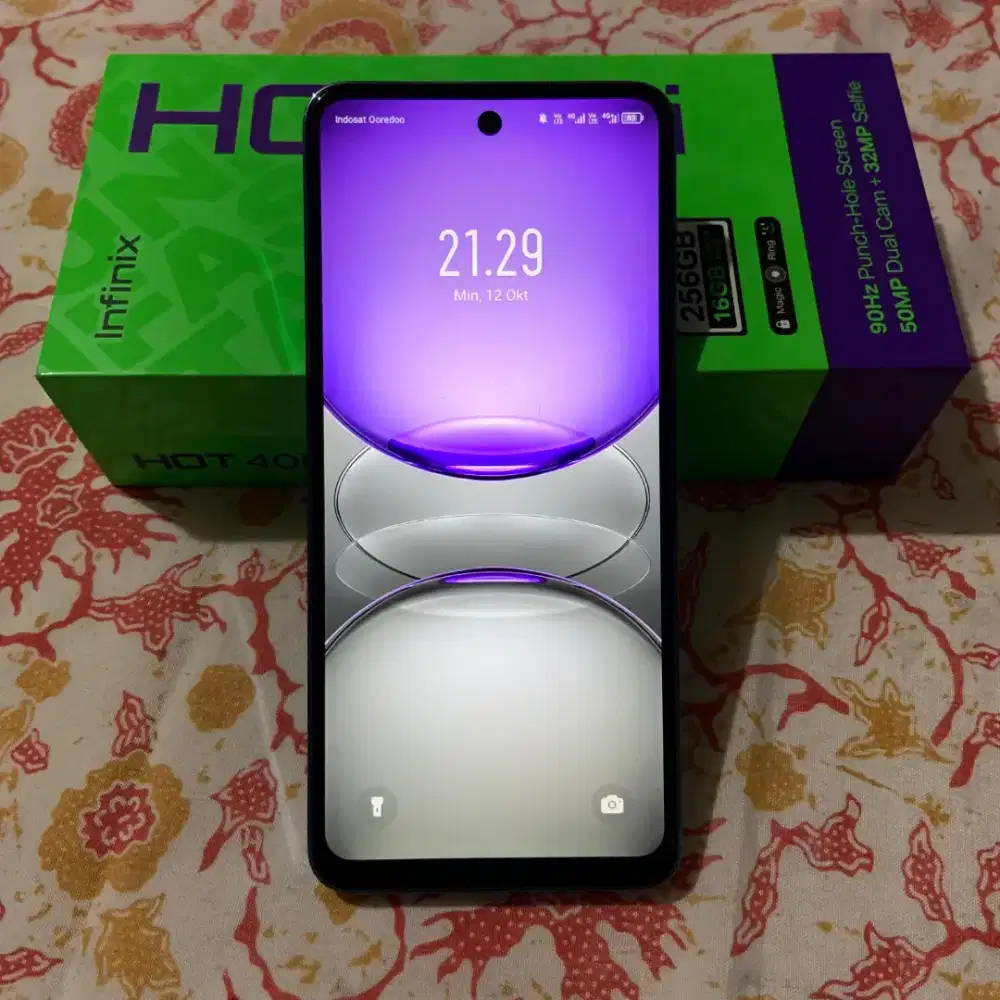 Infinix hot 40i 8+8/256 fullset