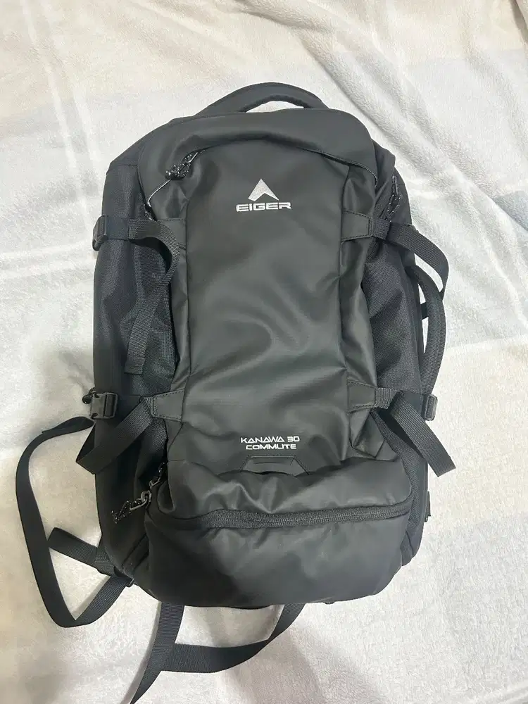 EIGER KANAWA COMMUTE 30 1.0 LAPTOP BACKPACK BLACK