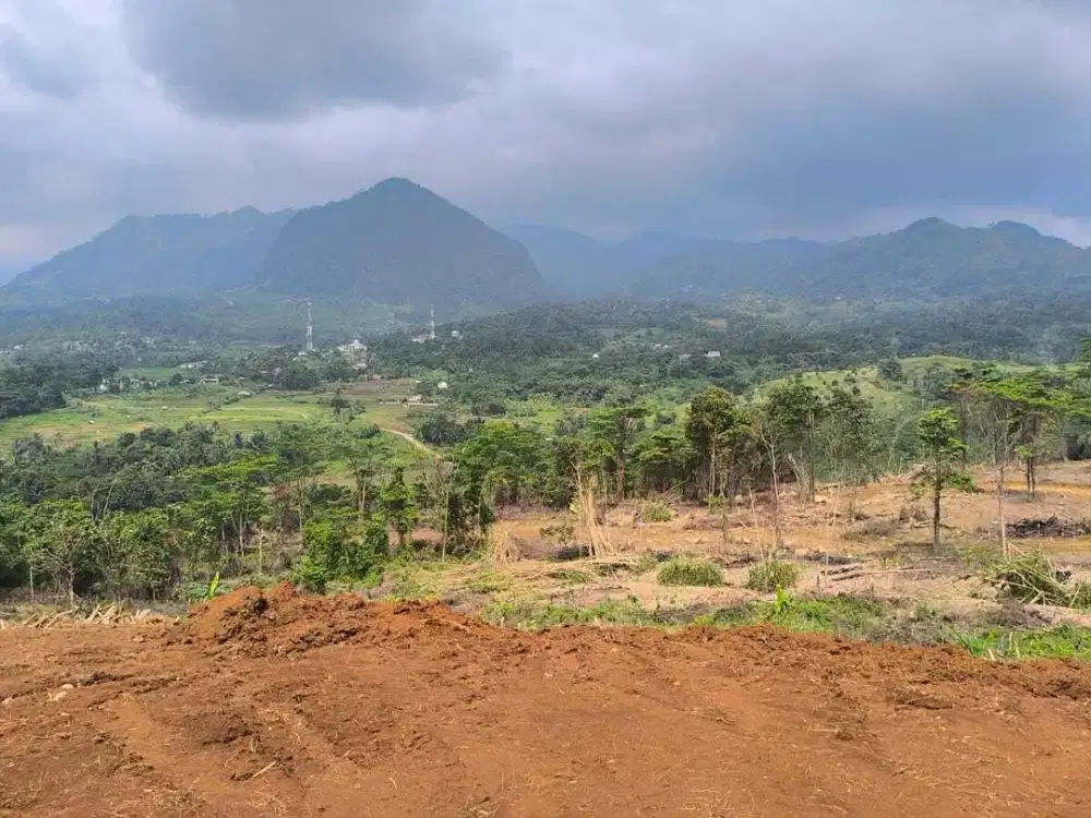 Dijual tanah Kavling SHM View Gunung Hanjawong di Puncak 2 Bogor