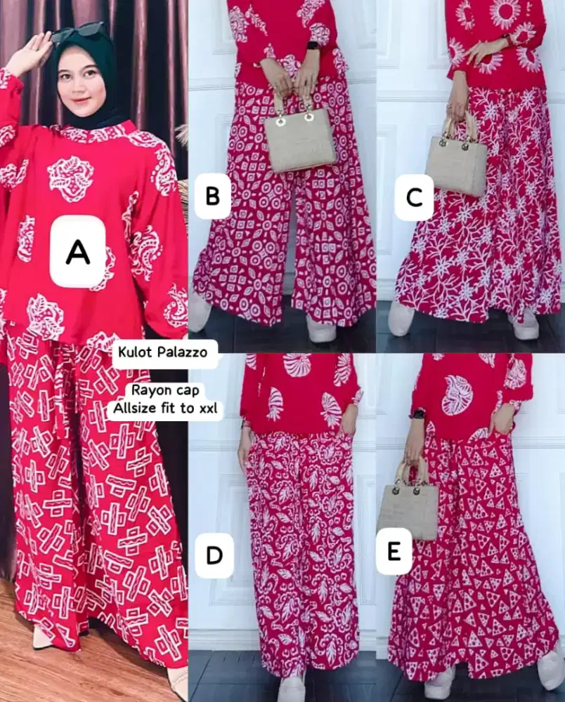 Setelan batik kekinian