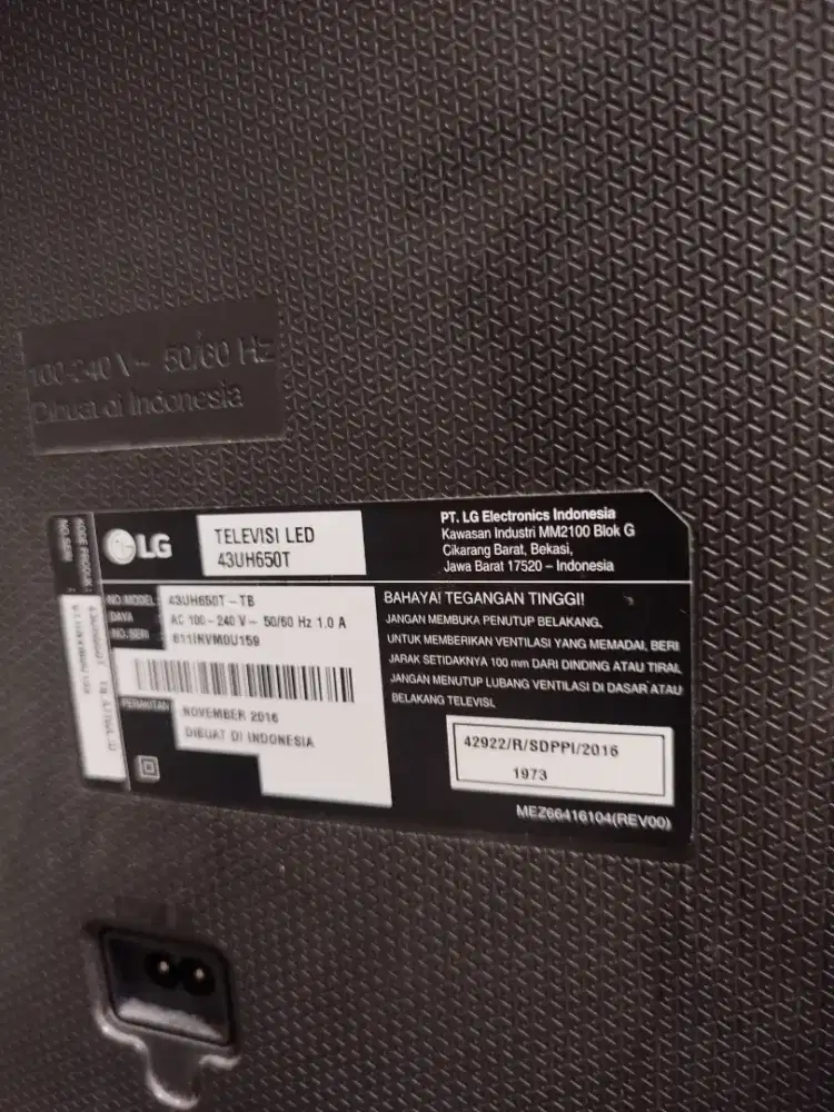LED lg 43uh650t