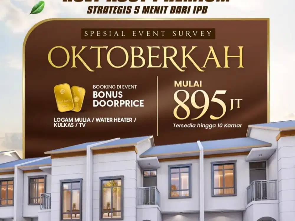 Jual Dijual Rumah KosT Kosan Rukost Modern FULL FURNISHED 5 Menit ke Kampus IPB Dramaga Bogor [GSH4]