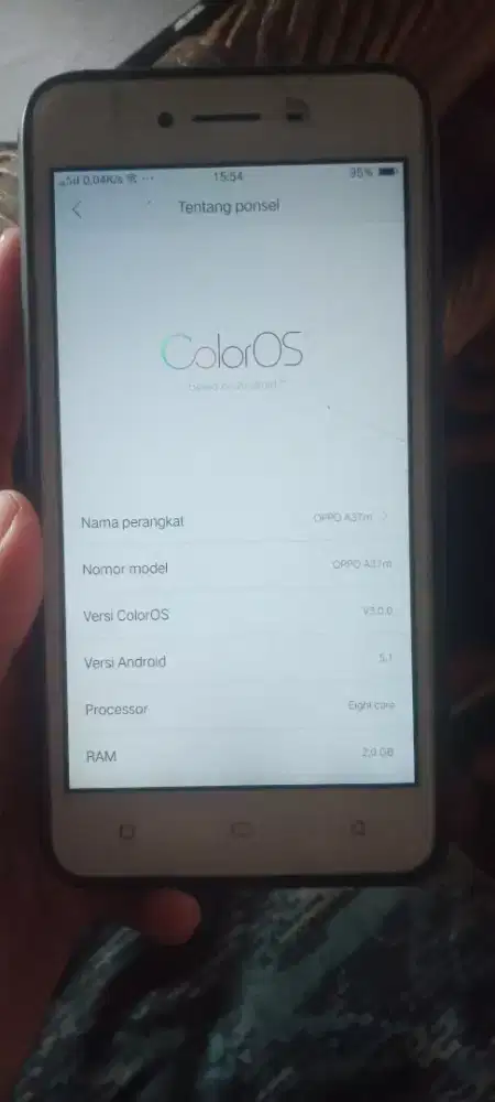 oppo a37m batangan ram 2/16