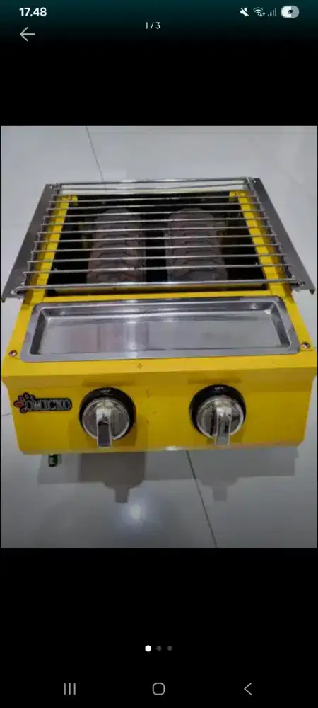 di jual kompor sosis bkar dan bisa juga ayam bakar