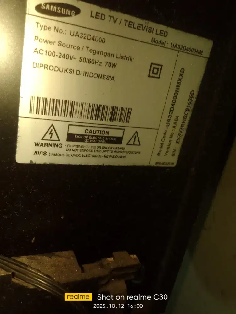 Tv Samsung +  set top box