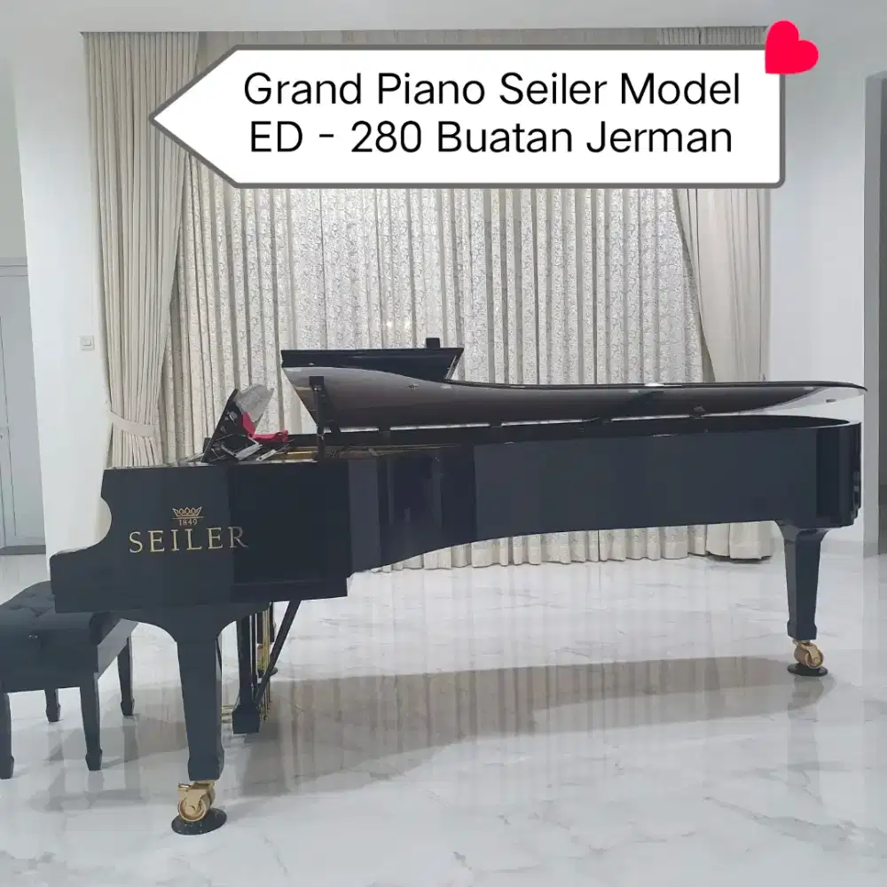 Grand Piano Seiler 280 – Keanggunan dan Kehebatan Nada dari Jerman