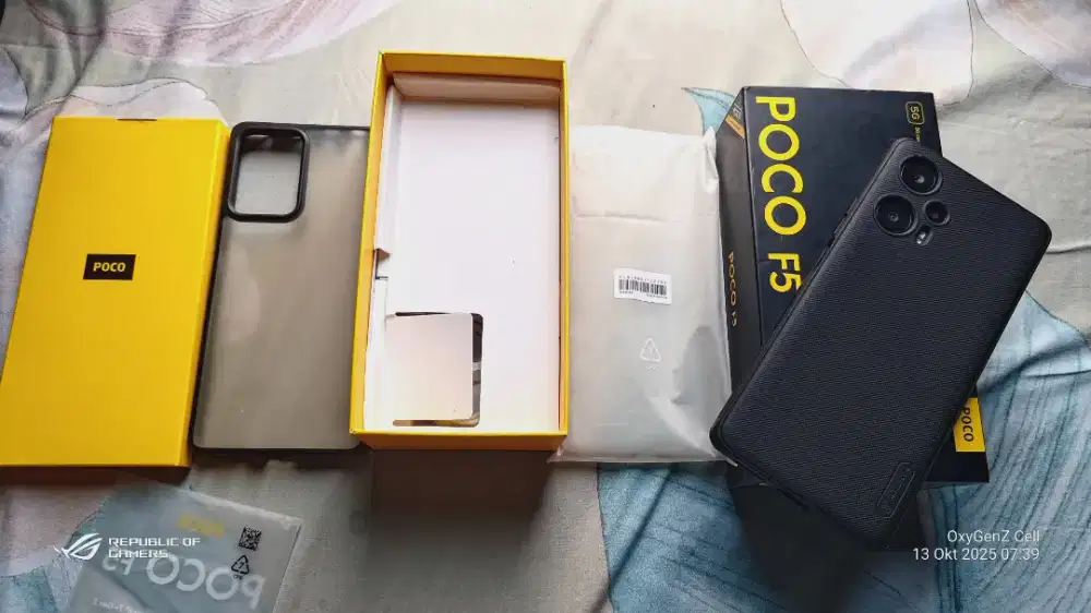 Poco F5 Ram 12+12/256 Fullset Mulus Like New!!!