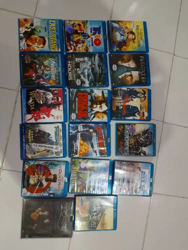 Dijual koleksi Dvd blueray