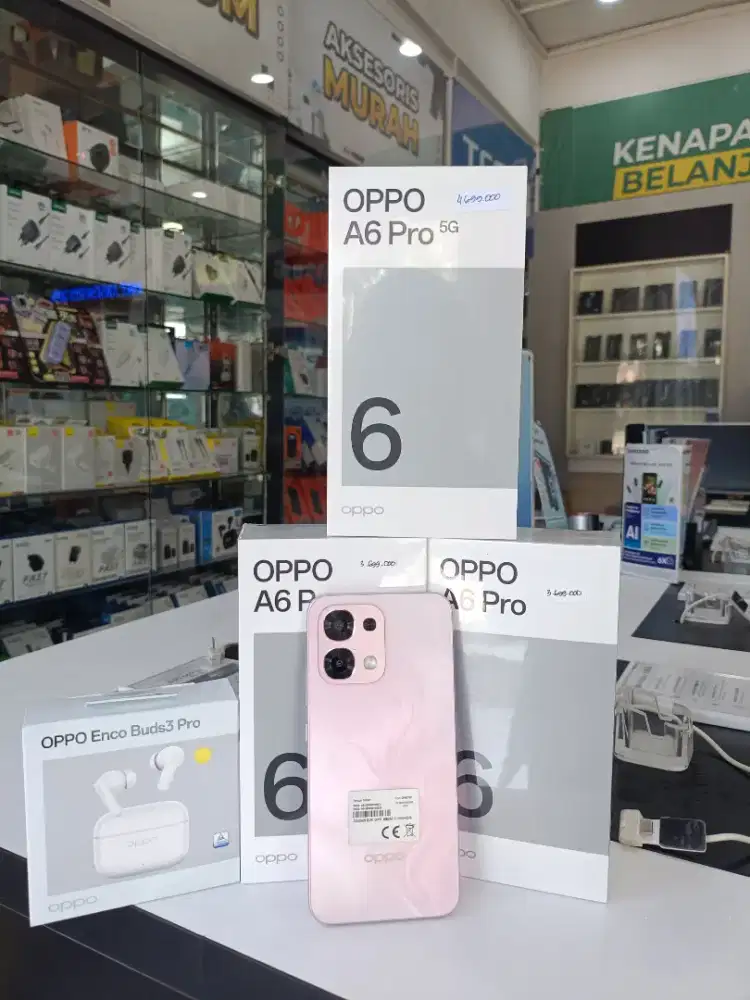 OPPO A6PRO FREE TWS BLUTOOTH BISA CICILAN KREDIT BUNGA 0%