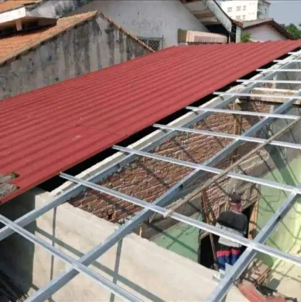 Kanopi bajaringan ganti atap rumah renopasi