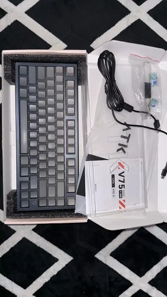 Mechanical Keyboard ATK V75 X Gunmetal (Side print)