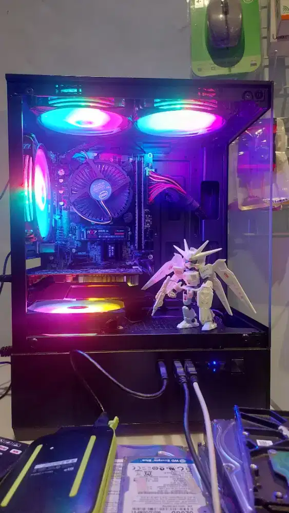Jual PC nya Aja i5/RAM 16 GB/ NVMe 256Gb/VGA NVIDIA 2GB.