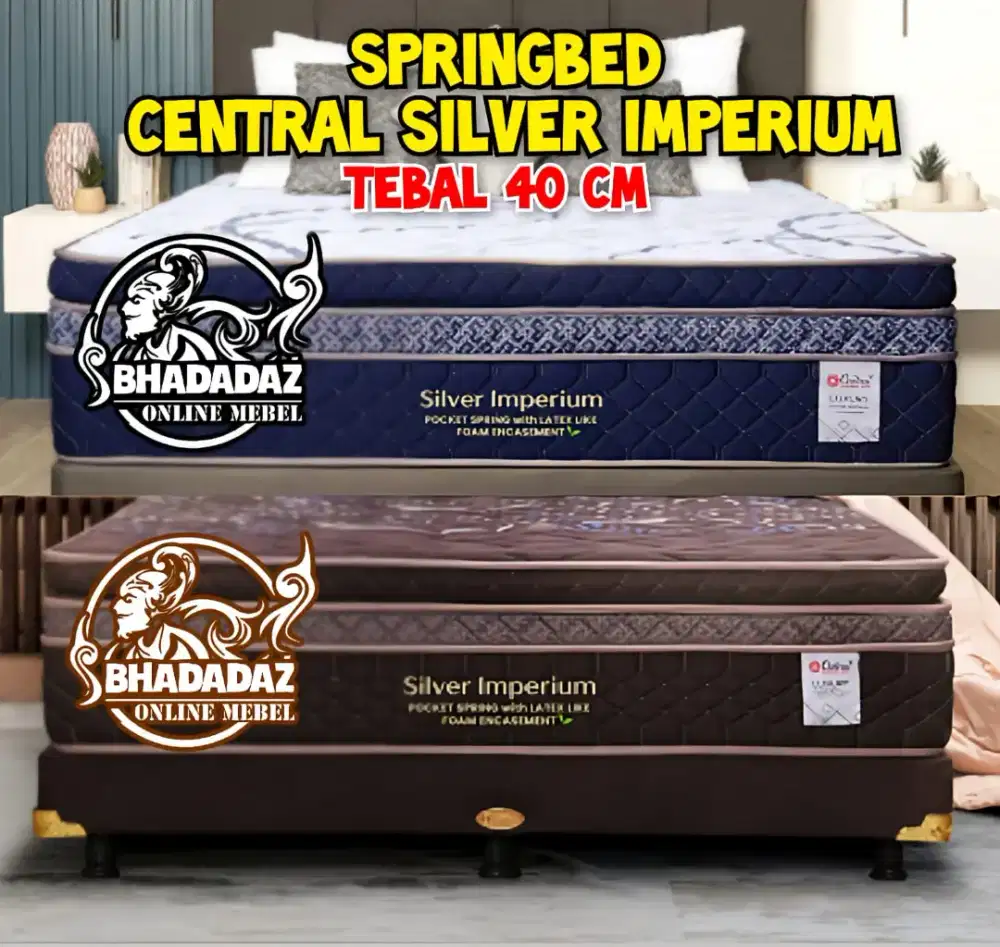 Springbed Central Silver imperium Pocket