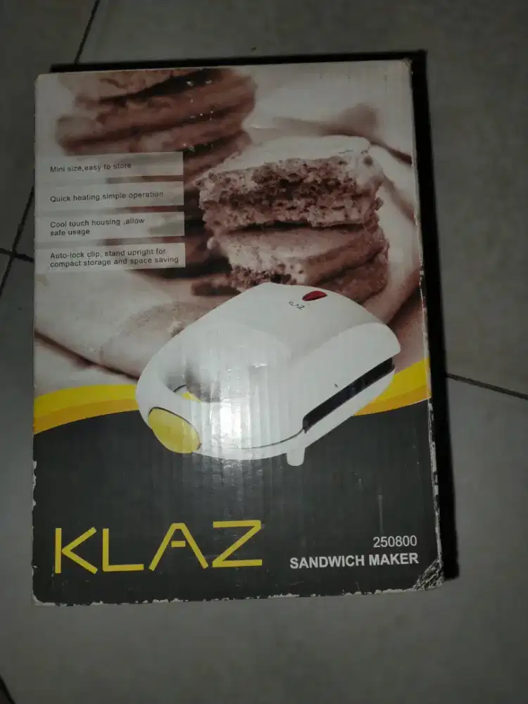 Sandwich maker merk Klaz