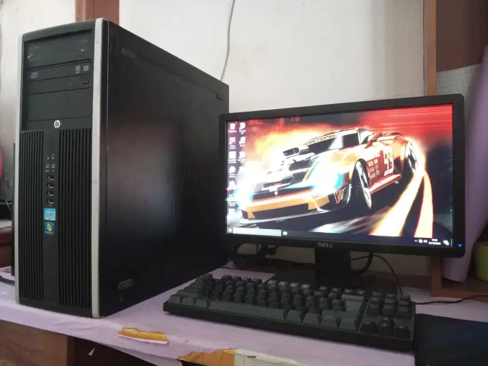 Pc intel core i5 fullset (ram 8gb + monitor 19inch) HP / dell