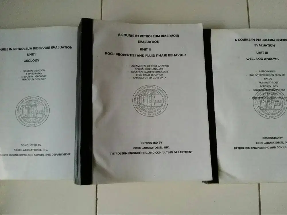 A Course in Petroleum Reservoir Evaluation